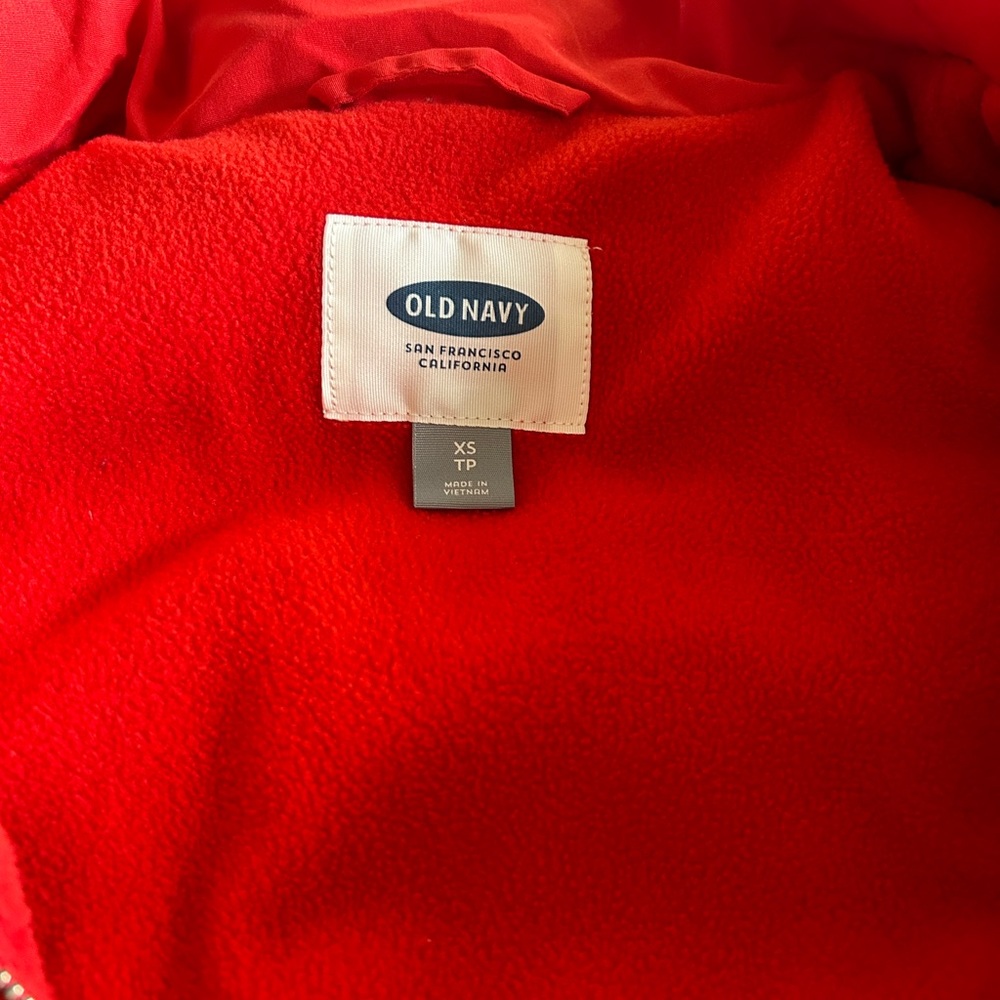Red Old Navy vest